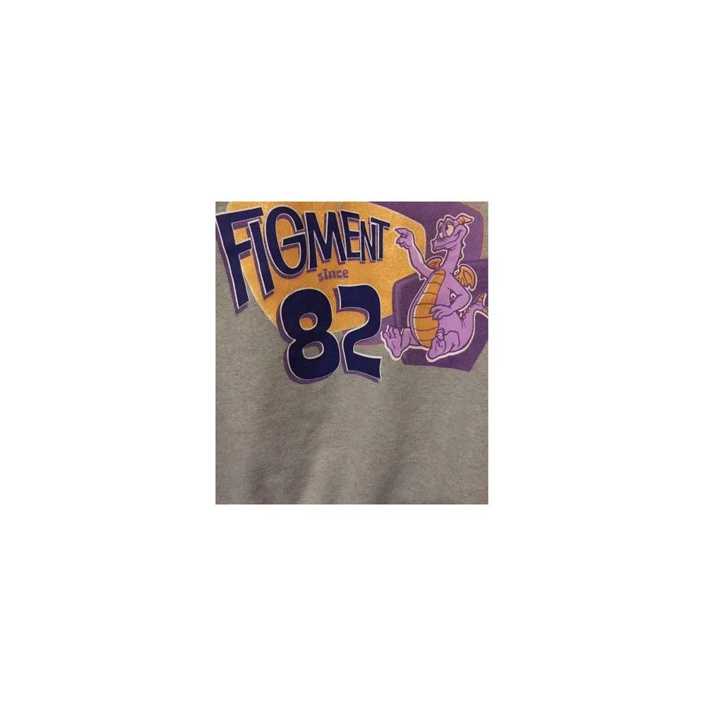 Vintage Disney Figment Epcot Center WDW Hoodie Kids‎ Medium